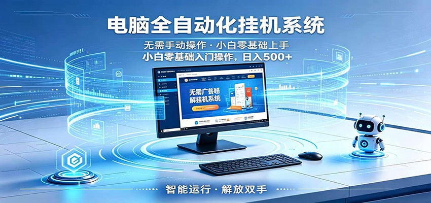 智能广告挂机无需值守,小白上手轻松实现每日增收-知芽创业社