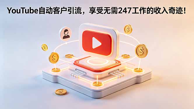 YouTube 自动客户引流,享受无需 247 工作的收入奇迹!【原创双语字幕】-知芽创业社