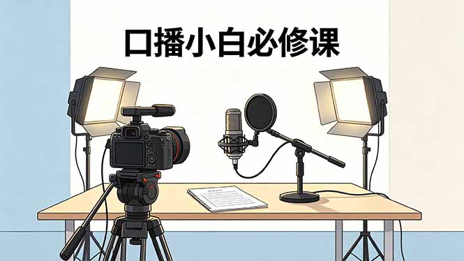 口播小白必修课：录像收音灯光设备+脚本撰写，搭专业级录制场景-知芽创业社