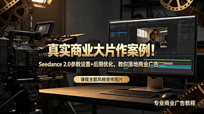 真实商业大片作案例！Seedance 2.0参数设置+后期优化，教你落地商业广告-知芽创业社