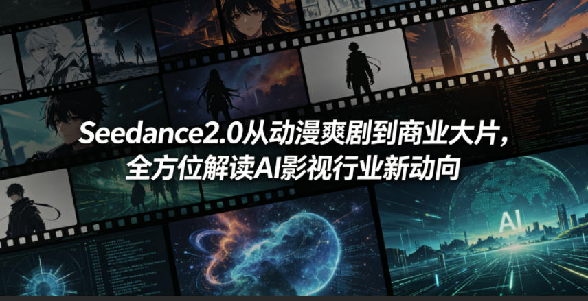 Seedance2.0从动漫爽剧到商业大片，全方位解读AI影视行业新动向-知芽创业社
