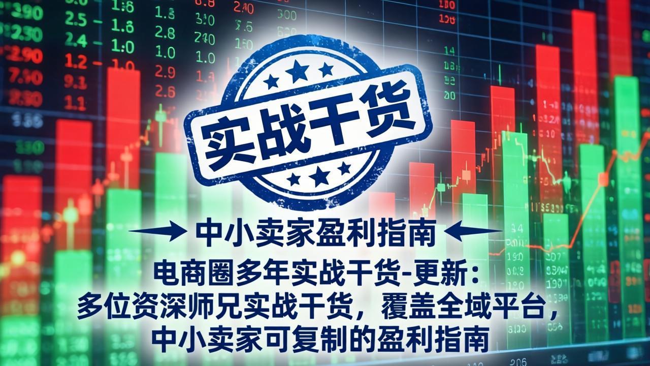 电商圈多年实战干货-更新5月20：多位资深师兄实战干货/覆盖全域平台，中小卖家可复制的盈利指南-知芽创业社