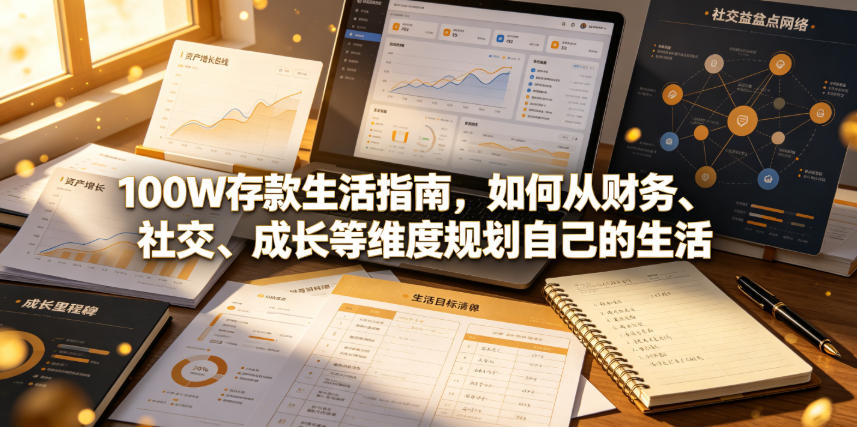 付费文章:100W存款生活指南,如何从财务、社交、成长等维度规划自己的生活-知芽创业社