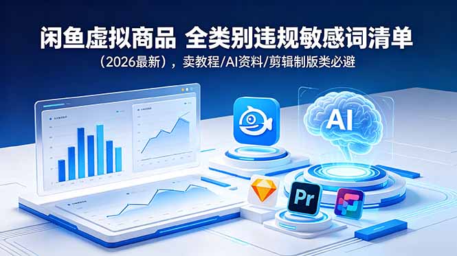 闲鱼虚拟商品 全类别违规敏感词清单(2026最新-知芽创业社