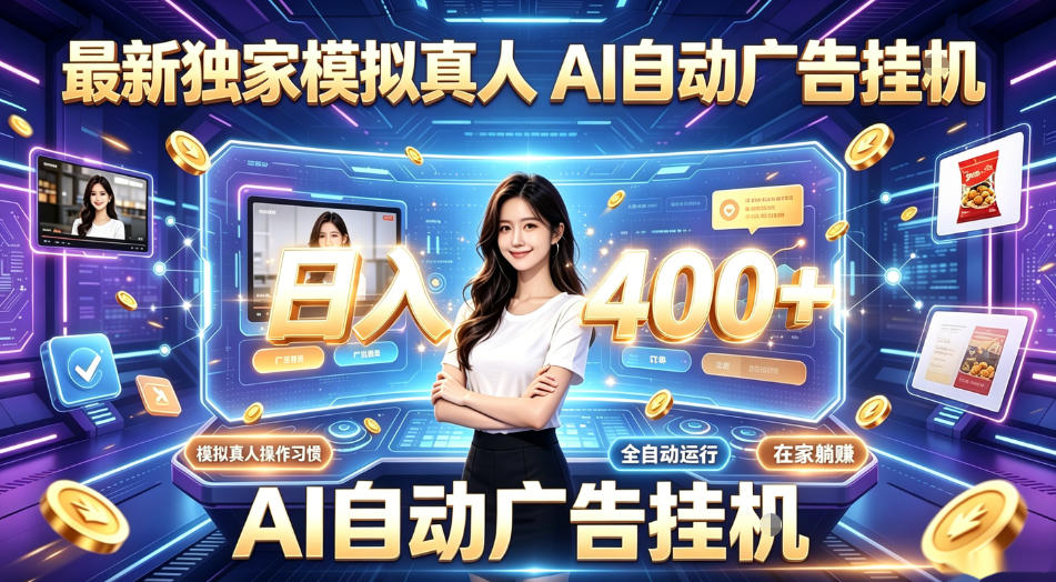 最新独家模拟真人,AI自动挂号挂G,日入400+,全程全自动运行,无需人工【揭秘】-知芽创业社