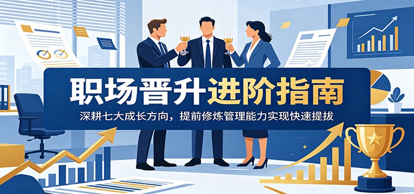 职场晋升进阶指南:深耕七大成长方向,提前修炼管理能力实现快速提拔-知芽创业社
