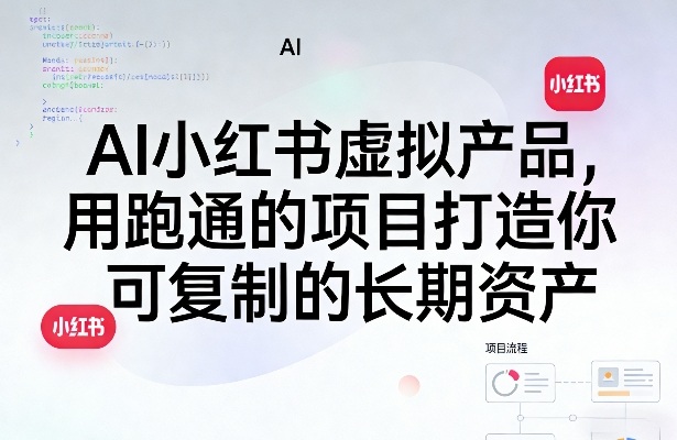 AI小红书虚拟产品,用跑通的项目打造你可复制的长期资产(更新)-知芽创业社