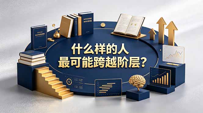 付费文章：什么样的人最可能跨越阶层？具备这五种特质，普通人也能顺利跨越阶层-知芽创业社