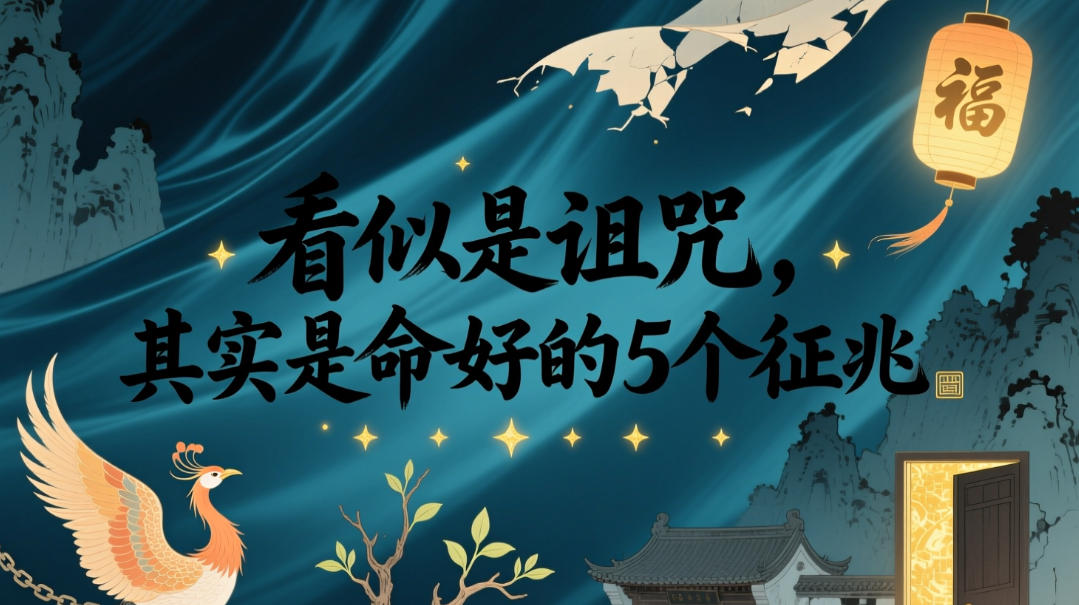 付费文章：看似是诅咒，其实是命好的5个征兆-知芽创业社