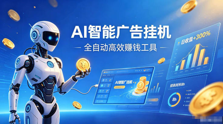 AI智能广告挂G,在家自动賺收益,全程无需人工操作、不用直播、不用拉人【揭秘】-知芽创业社