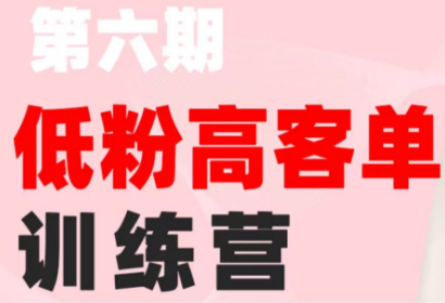 珠丽Julie·小红书低粉高客单训练营(第六期)-知芽创业社