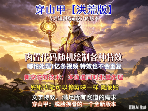 穿山甲【洪荒版】新增硬广短引14通道30秒以内的硬广素材百货最佳-知芽创业社