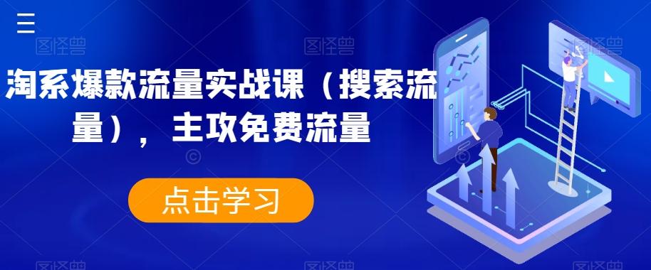 淘系爆款流量实战课（搜索流量），主攻免费流量-知芽创业社