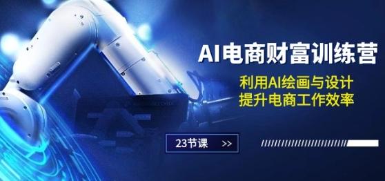 AI电商-财富训练营：利用AI绘画与设计，提升电商工作效率(23节课)-知芽创业社