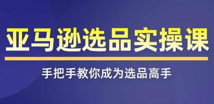 亚马逊选品实操课程，快速掌握亚马逊选品的技巧，覆盖亚马逊选品所有渠道-知芽创业社