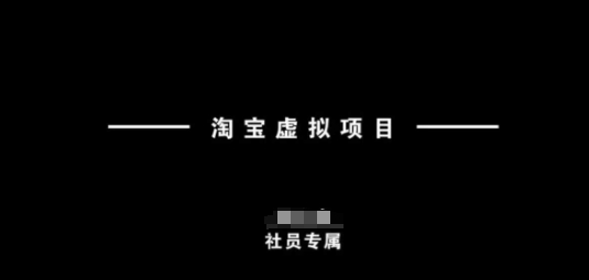 淘宝虚拟项目，从理论到实操，新手也能快速上手-知芽创业社