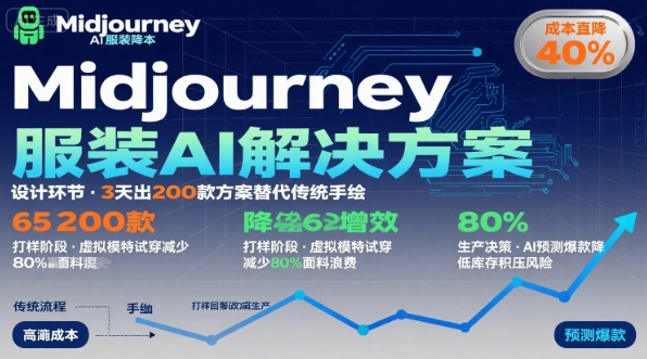 AI在服装领域的运用，使用midjourney做服装辅助企业降低成本-知芽创业社