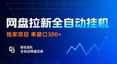 网盘拉新全自动挂G，独家项目，全自动运行完成拉新做任务，单窗口3张+【揭秘】-知芽创业社