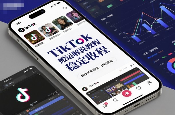 TikTok搬运解说教程，稳定收益，操作简单易懂，批量可做，持续稳定-知芽创业社