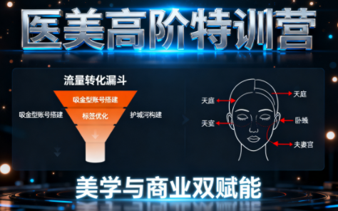 0-1000万医美高阶特训营课程-知芽创业社