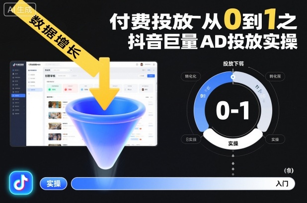 ​​‌‬‌‍⁤⁣​​⁤⁢​⁤​‍‬‬​⁤⁣‍‬⁤​⁡​⁣⁡‌‍​⁤⁣‍⁣​‌⁢⁢⁡‍⁣⁡​付费投放从0到1之抖音巨量AD投放实操-知芽创业社