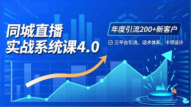 实体店直播实战班4.0，三平台引流、话术体系、卡项设计，年度引流200客月增10万-知芽创业社