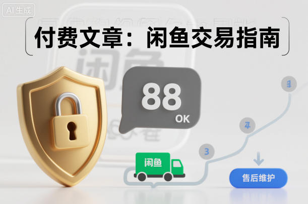 付费文章：闲鱼交易指南，怎么才能降低被坑被马扁的概率-知芽创业社