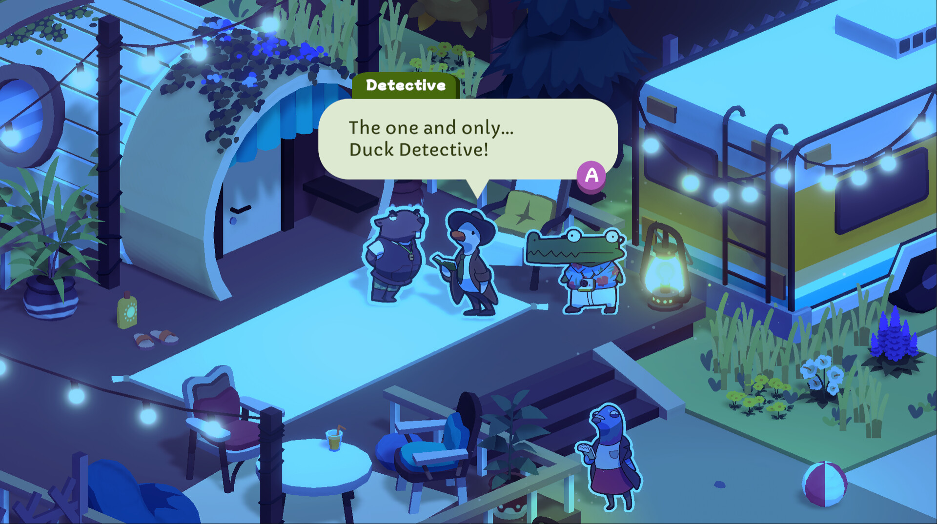 《鸭鸭侦探：露营鬼影 Duck Detective: The Ghost of Glamping》Switch中文版NSZ下载 – 含2.3.24补丁-知芽创业社