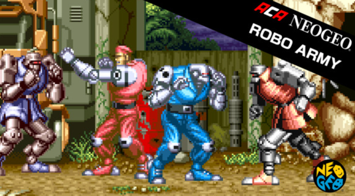 《街机：机甲神兵 ACA NEOGEO ROBO ARMY》Switch英日文版NSP下载-知芽创业社
