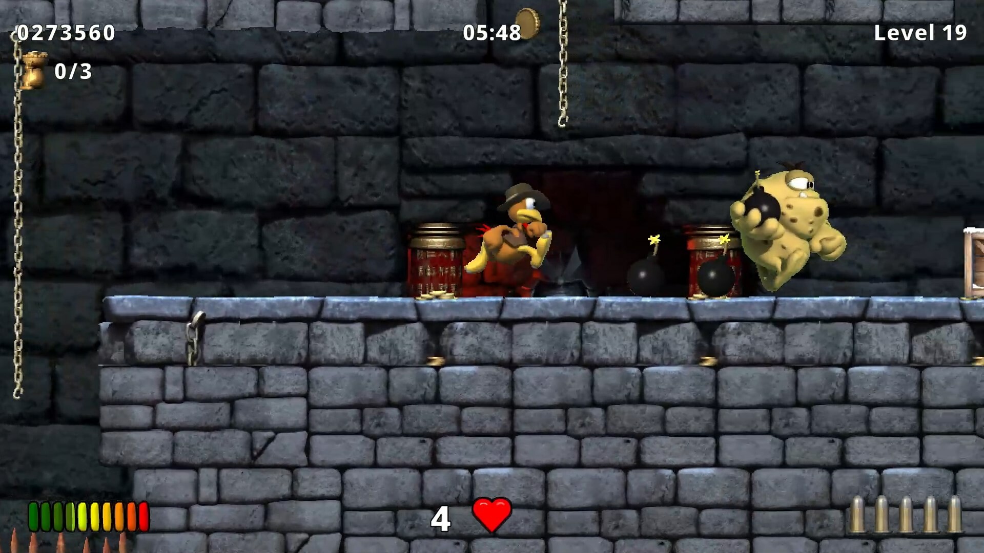 《怪鸡历险记 Moorhuhn Jump and Run Traps and Treasures》Switch英日文版NSZ下载-知芽创业社