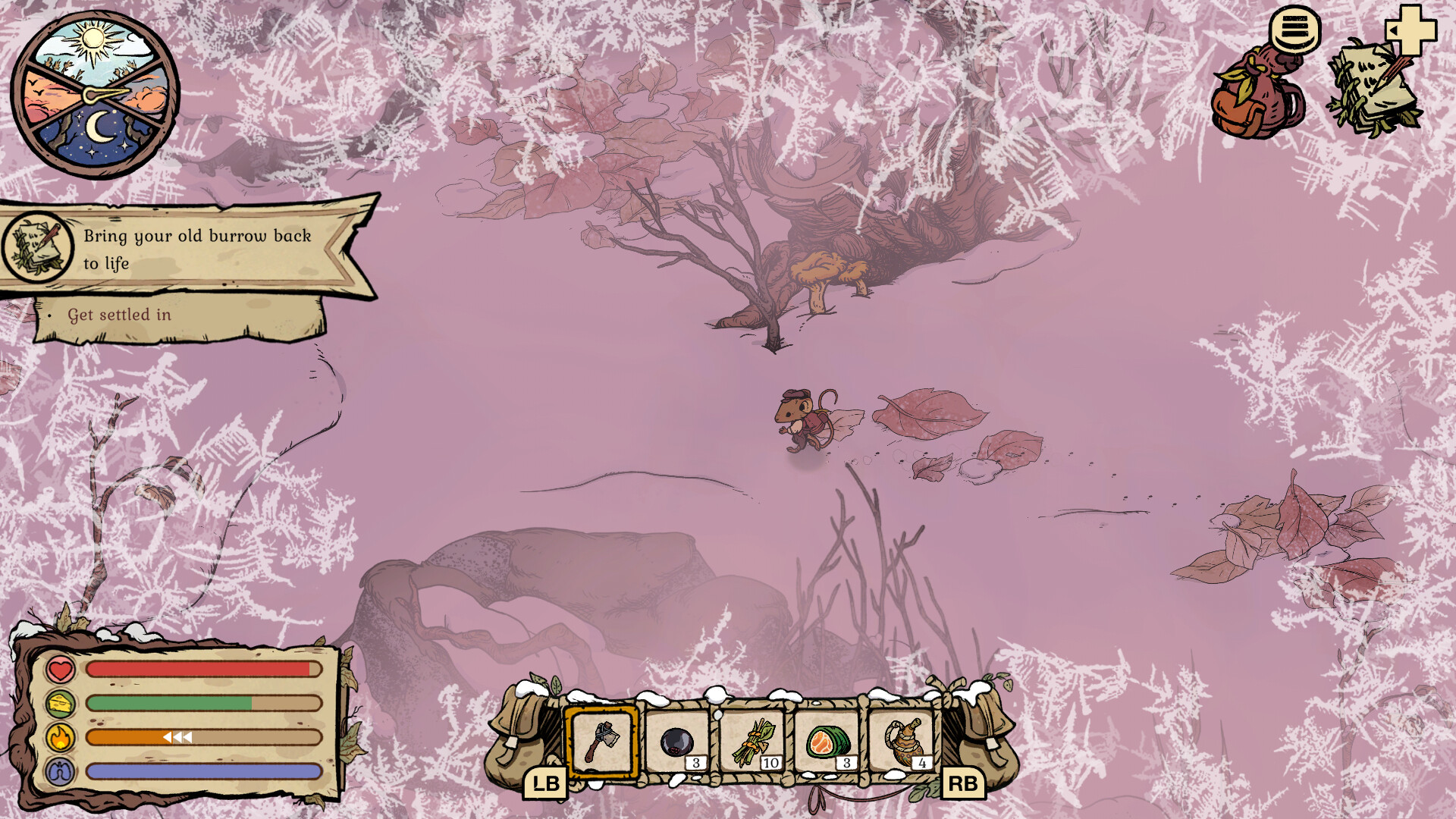 《林间暖巢 Winter Burrow》Switch美版中文NSZ下载 – 含1.0.3补丁-知芽创业社