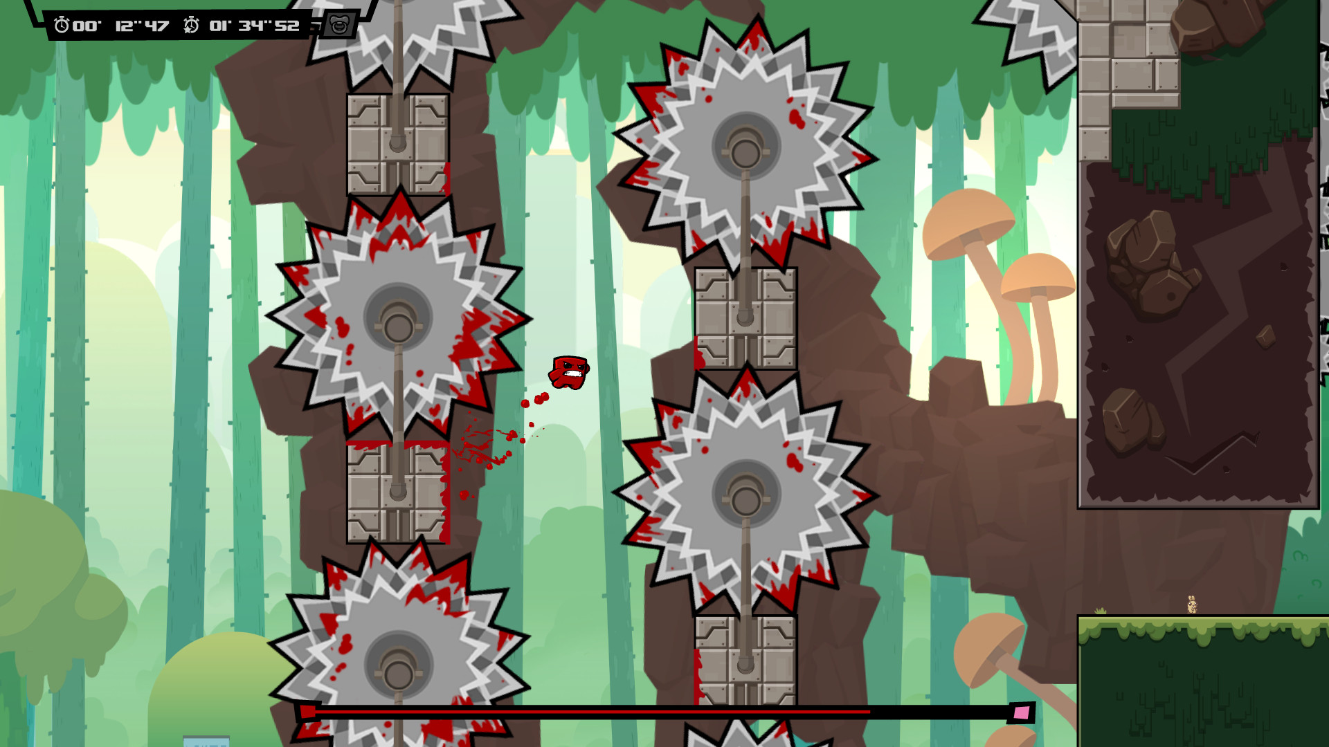 【5.05】《永远的超级食肉男孩 Super Meat Boy forever》PS4美版中文下载- 含1.10补丁-知芽创业社