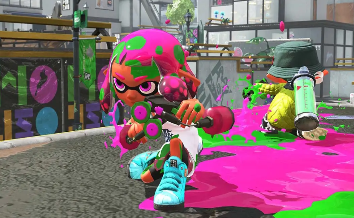 《喷射战士2 Splatoon 2》Switch英版英文NSP下载 – 含5.5.4补丁-知芽创业社