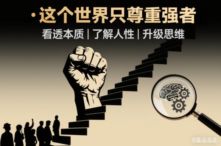 开悟1.0：这个世界只尊重强者，看透本质-了解人性-升级思维-知芽创业社