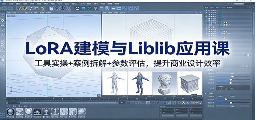 LoRA建模与Liblib应用课：工具实操+案例拆解+参数评估，提升商业设计效率-知芽创业社