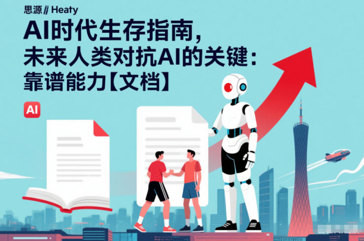 AI时代生存指南，未来人类对抗AI的关键：靠谱能力【文档】-知芽创业社