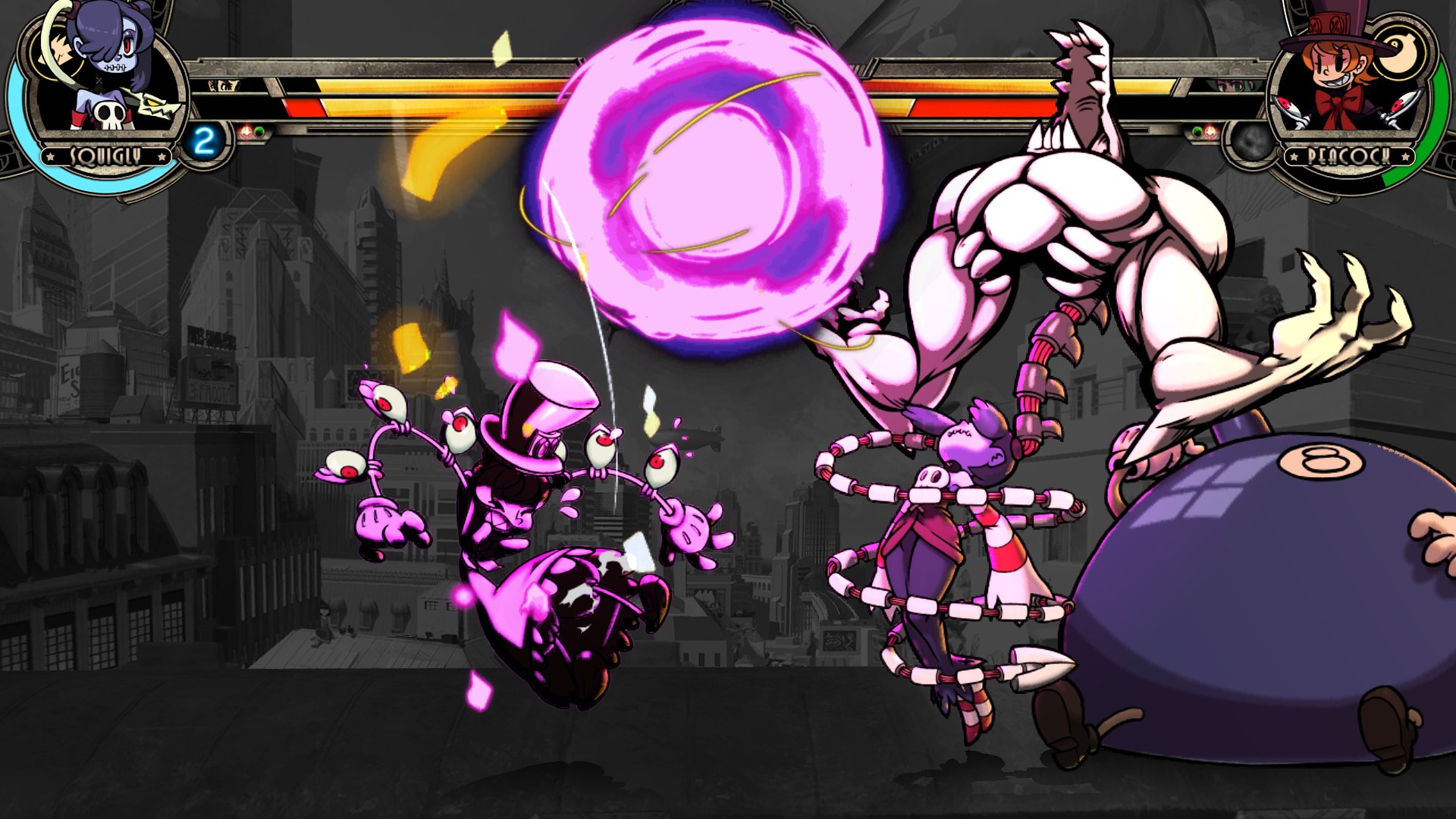 《骷髅女孩：二度返场 Skullgirls: 2nd Encore》Switch美版英文NSP下载 – 含1.0.11补丁+5DLC-知芽创业社