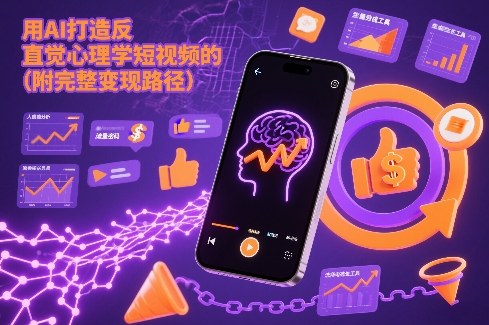 用AI打造“反直觉”心理学短视频的流量密码(附完整变现路径)-知芽创业社