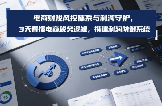 电商财税风控体系与利润守护，3天看懂电商税务逻辑，搭建利润防御系统-知芽创业社