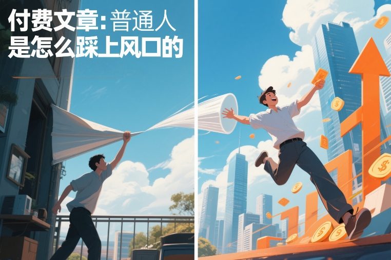 付费文章：普通人是怎么踩上风口的-知芽创业社