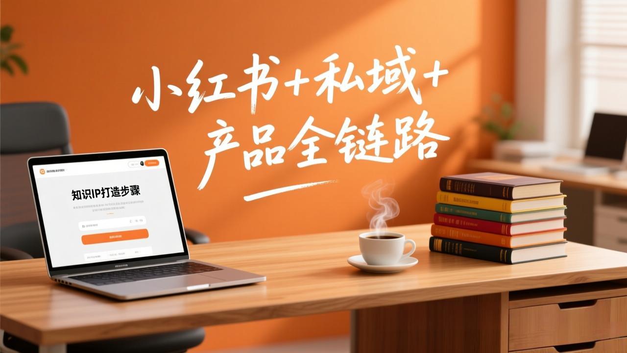 个人IP系统变现课2026，小红书+私域+产品全链路，手把手教你打造年入百万的知识IP-知芽创业社