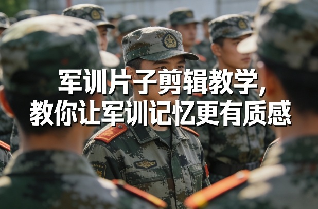 军训片子剪辑教学，教你让军训记忆更有质感-知芽创业社