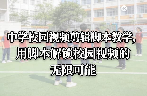 中学校园视频剪辑脚本教学，用脚本解锁校园视频的无限可能-知芽创业社