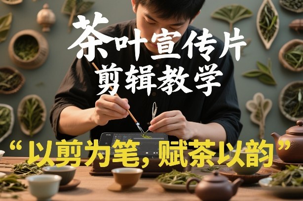 茶叶宣传片剪辑教学，以剪为笔，赋茶以韵，新手也能拍出高级感-知芽创业社