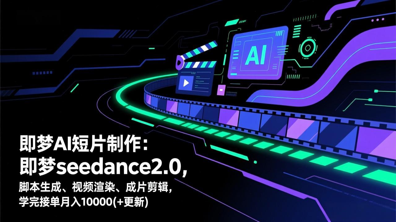 即梦AI短片制作(更新-知芽创业社