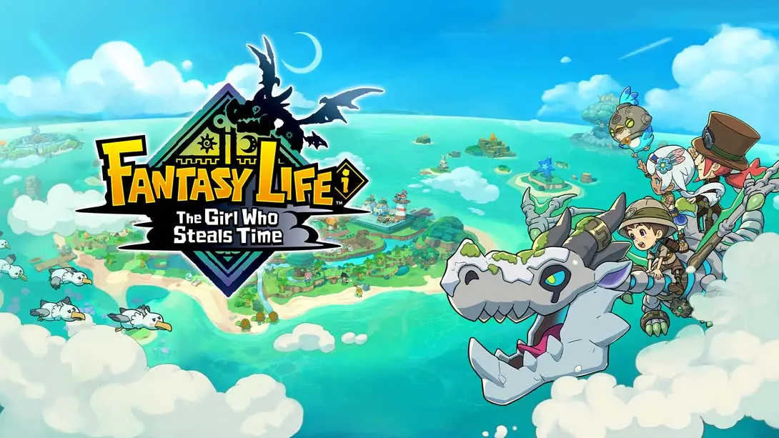 【美版】幻想生活ｉ 转圈圈的龙和偷取时间的少女 .FANTASY LIFE i: The Girl Who Steals Time 中文-知芽创业社