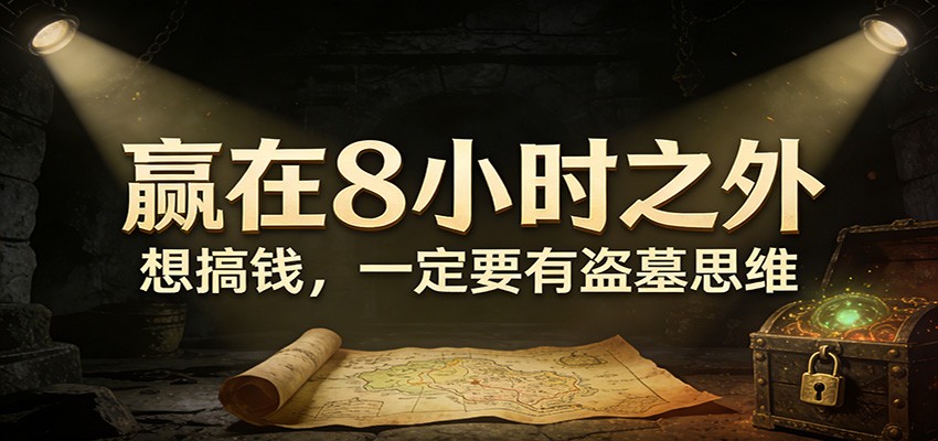 公众号付费文章《赢在8小时之外，想搞钱，一定要有盗墓思维》-知芽创业社