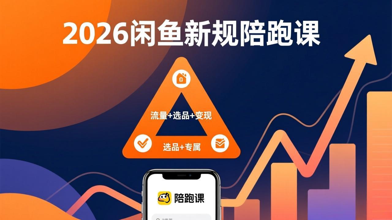 2026闲鱼高阶陪跑课全新上线，带你吃透新规玩转选品流量，从零搭建稳定变现盈利体系-知芽创业社