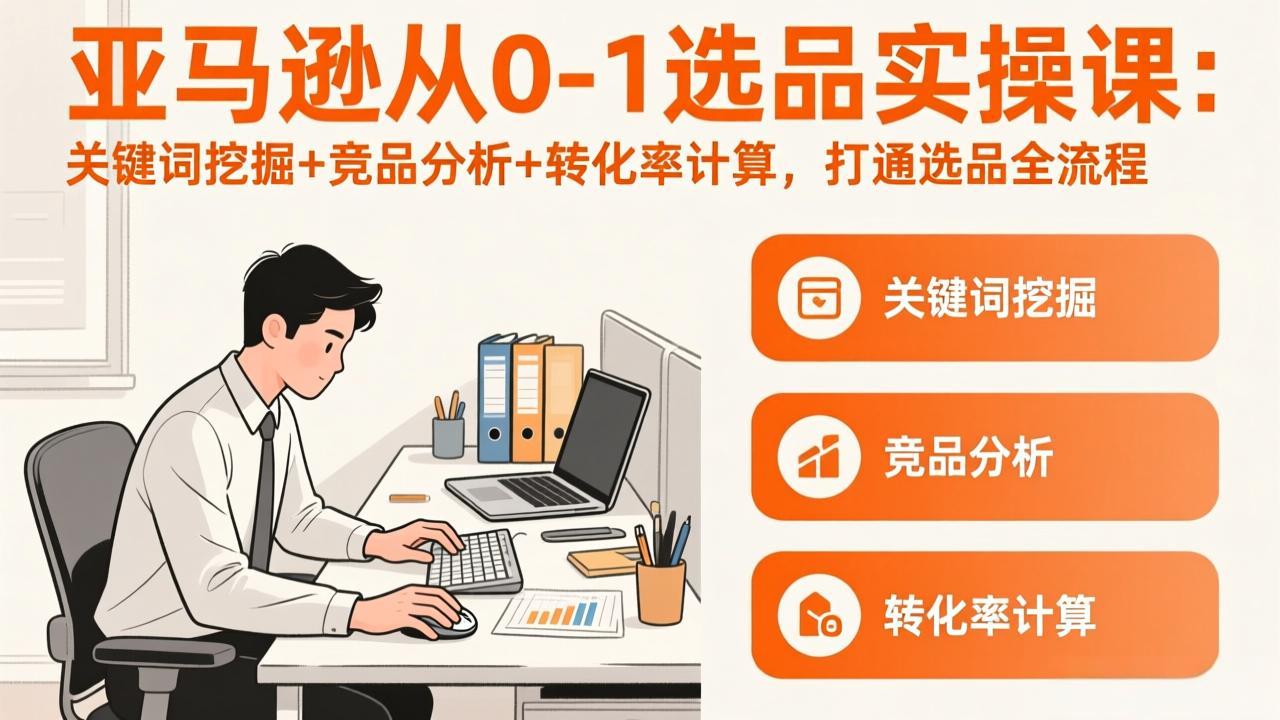 亚马逊从0-1选品实操课(更新3月-知芽创业社