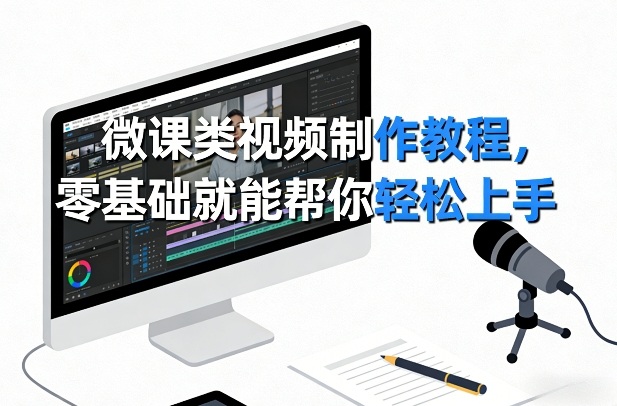 微课类视频制作教程，零基础就能帮你轻松上手-知芽创业社